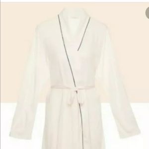Eberjey bath robe The Wrap Robe size L/XL blush pink NWT